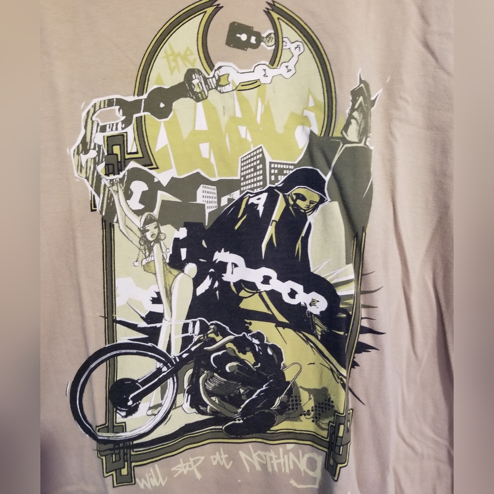 Addict Clothing Limited Edition Graphic T Shirt Medium Skateboard Graffiti 2002